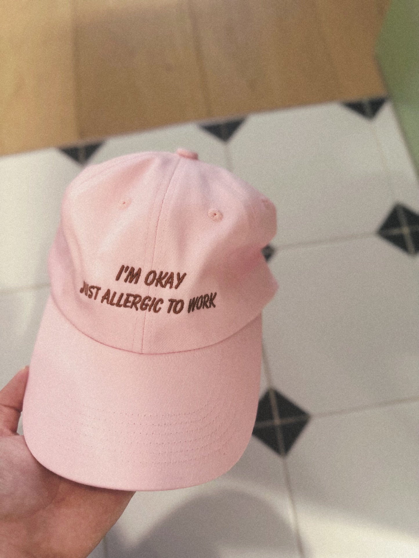Allergic To Work Cap