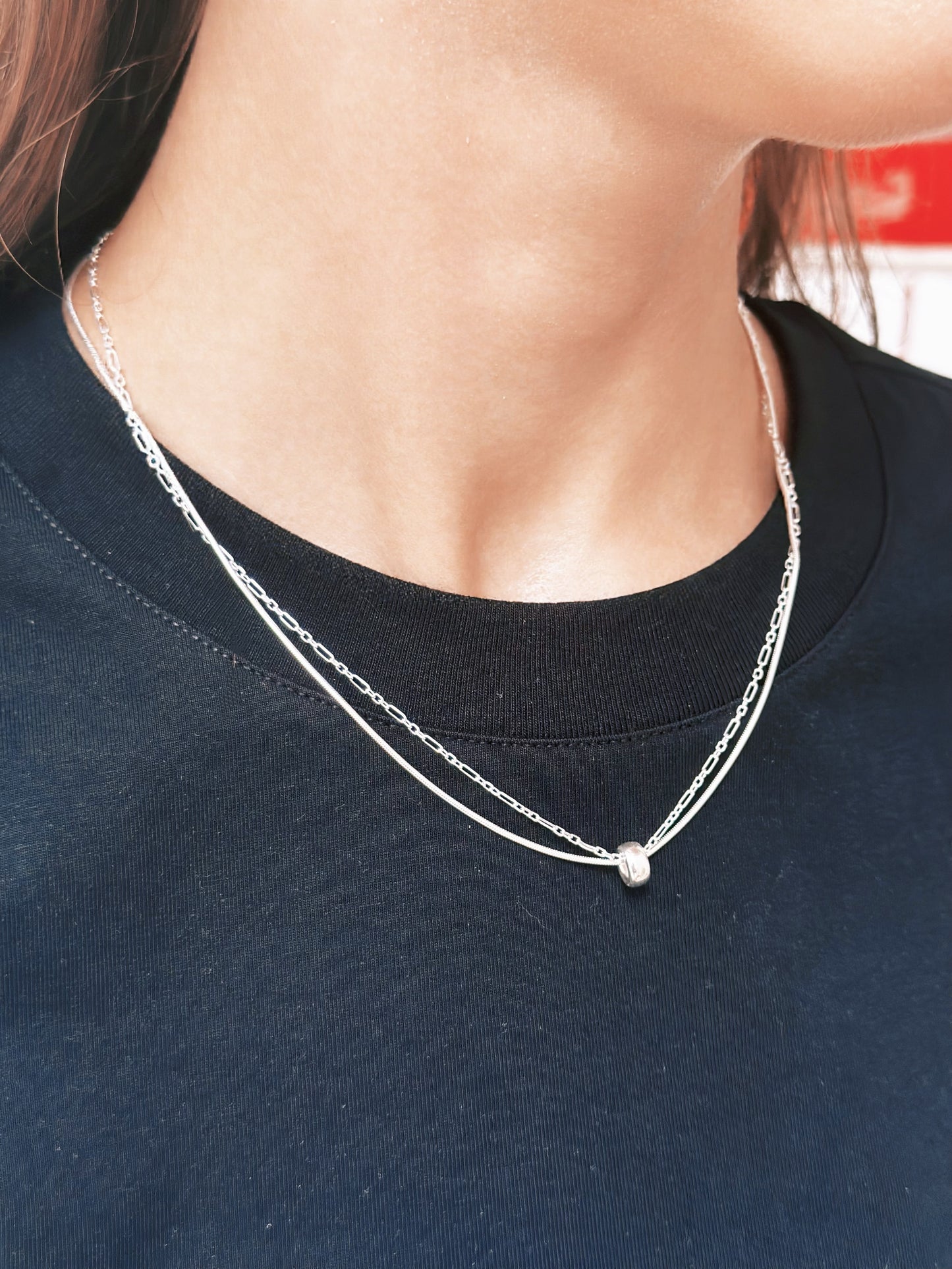 Lucia Double Layered Necklace